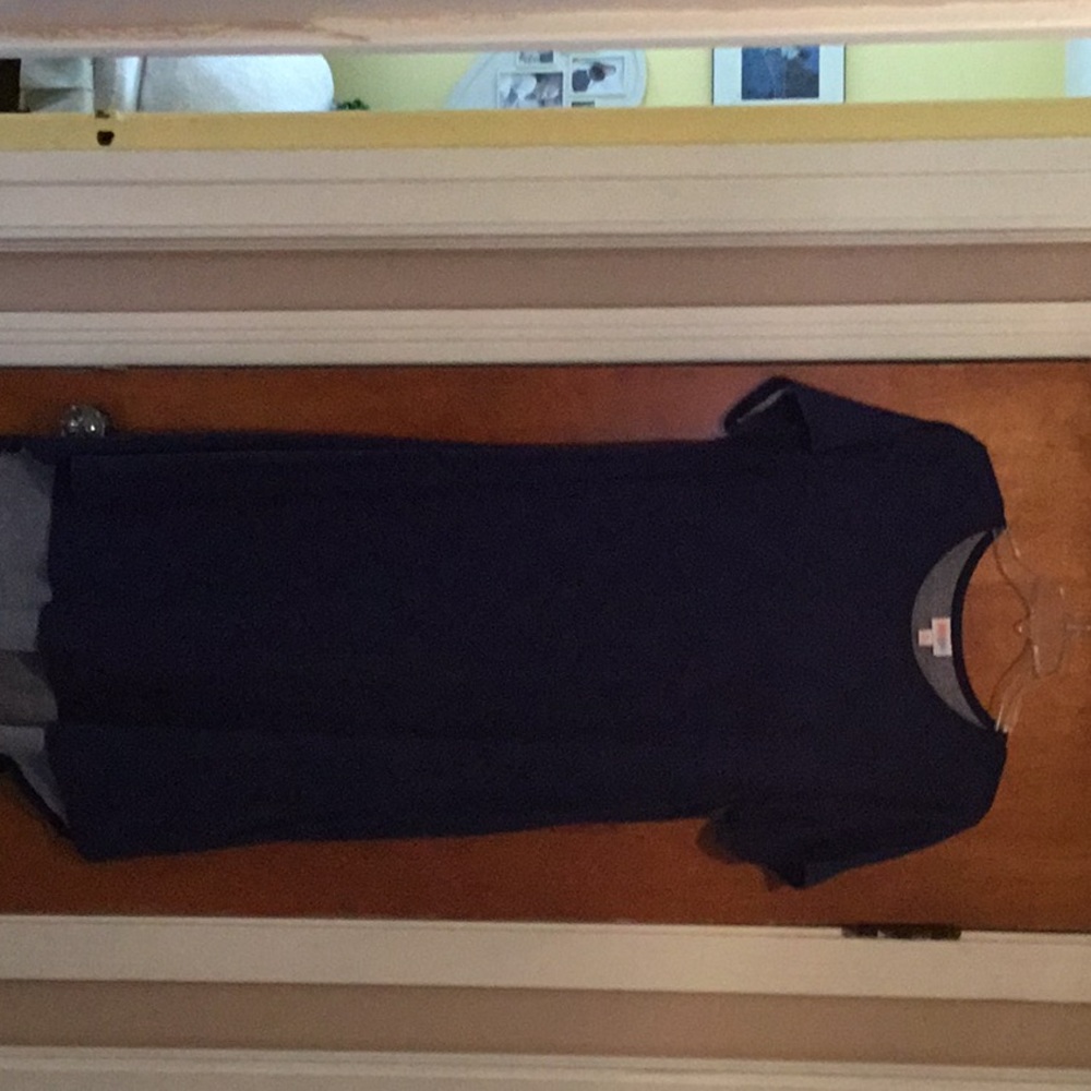 Lulu Roe blue and black dress